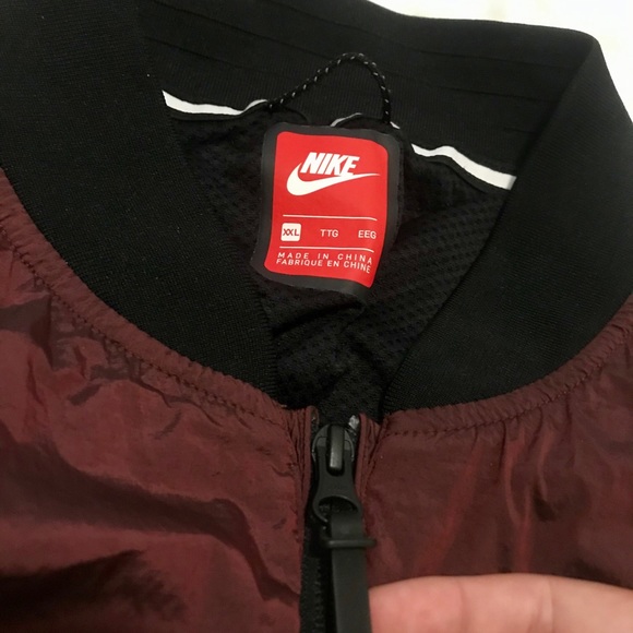 Nike Tech Hypermesh Metallic Bomber Jacket XXL - Picture 3 of 15
